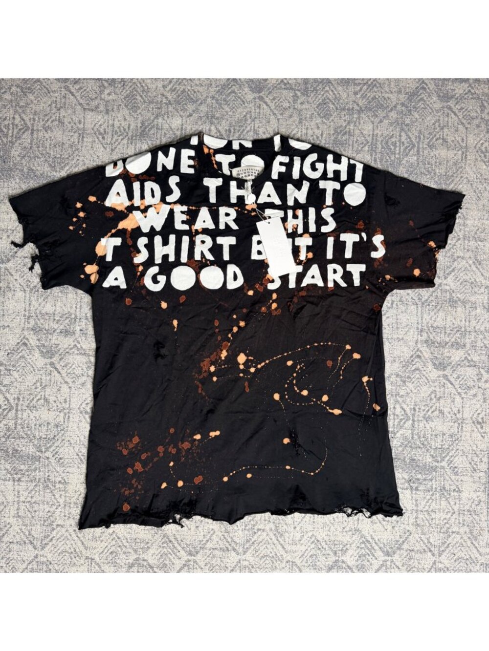 Maison Margiela x Dro Lab Custom 1/1 Reworked Maison Margiela AIDS Charity Overs